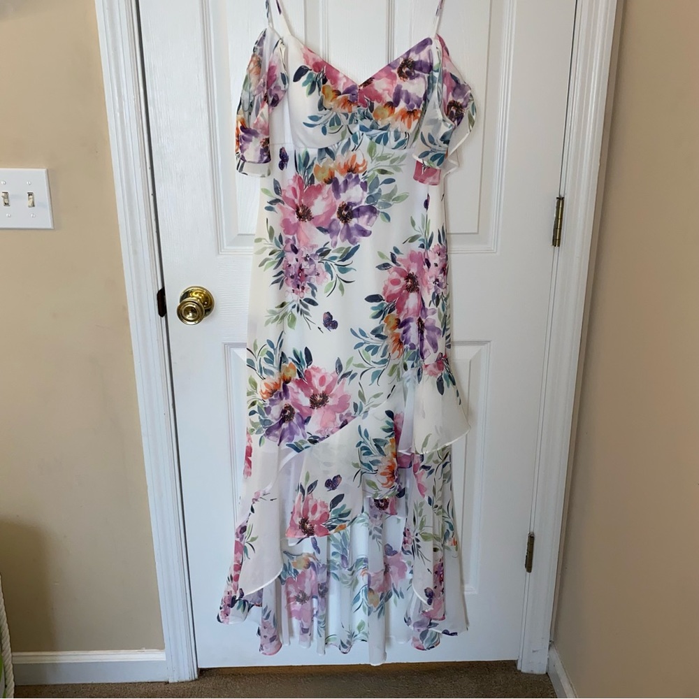 Off Shoulder Floral Dress (SOLD)